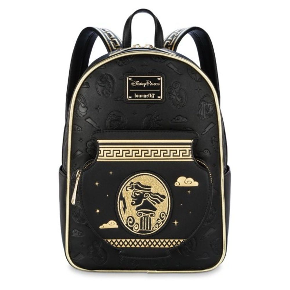 Loungefly Black and Gold hercules d23 expo backpack